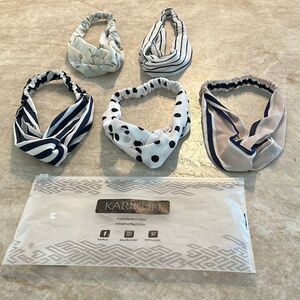 5 New Fabric Headbands